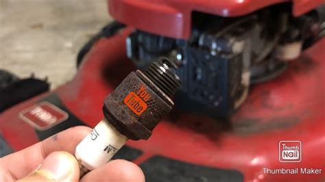 change spark plug husqvarna lawn mower